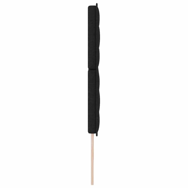 Облегалка за глава с таблото Черно 200 cm Изкуствена