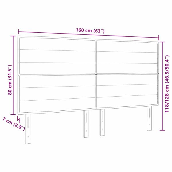 LED глава С LED лентисти светлини Тъмен кафяв 160 cm Полиестер