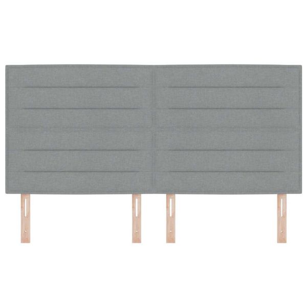 LED глава С LED лентисти светлини Светлосиво 180 cm Полиестер