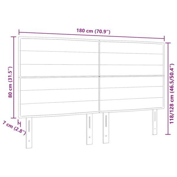 LED глава С LED лентисти светлини Крем 180 cm Полиестер