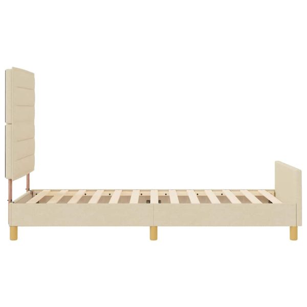 Рамка за легло с таблото Крем 80 x 200 cm текстил