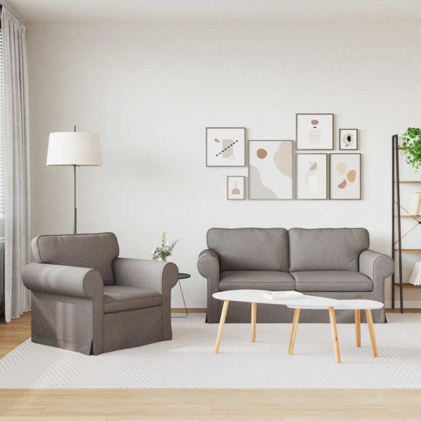 Диван 140cm 2 pcs Таупе Метал