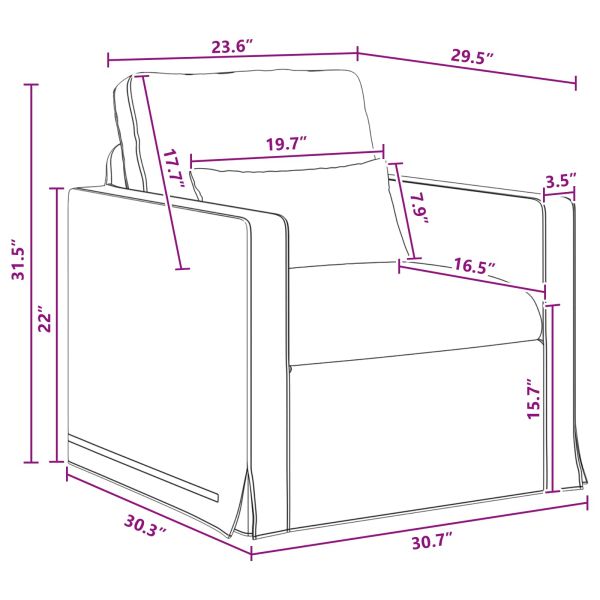 Диван 140cm 2 pcs Тъмен сив Метал