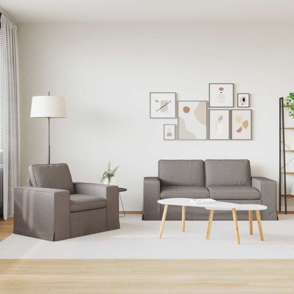 Диван 140cm 2 pcs Таупе Метал