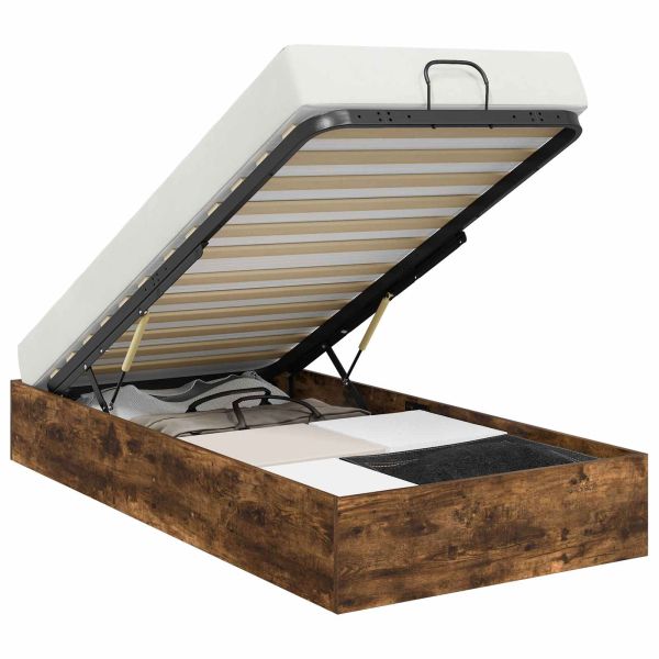 Отоманско легло Димян дъб 193 x 75,5 x 25 см Инженерно дърво