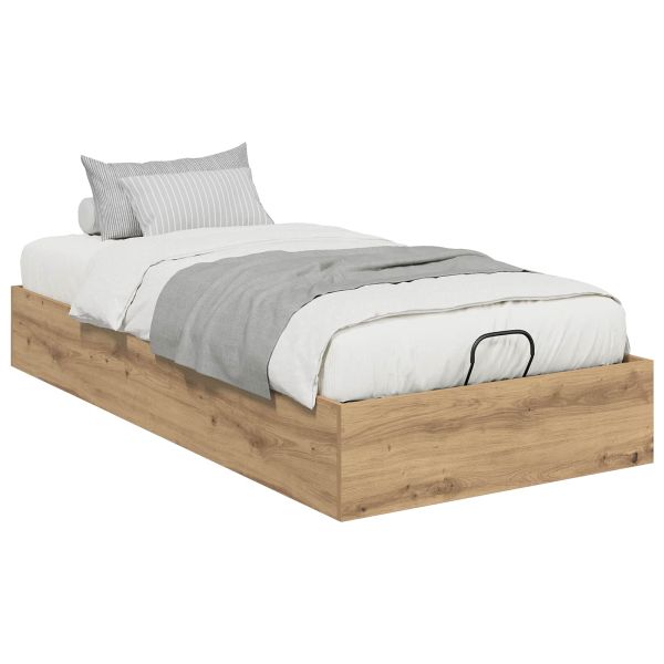 Отоманско легло Дъб 193 x 75,5 x 25 см Инженерно дърво