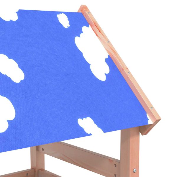 Игрална кула Кафяво Солидна Дъгласова дървесина