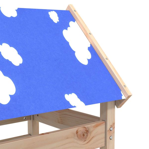 Игрална кула Кафяво 52.5 x 85 x 239 см Солидно борово дърво