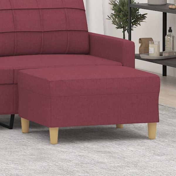 Табуретка, виненочервена, 70x55x41 см, плат