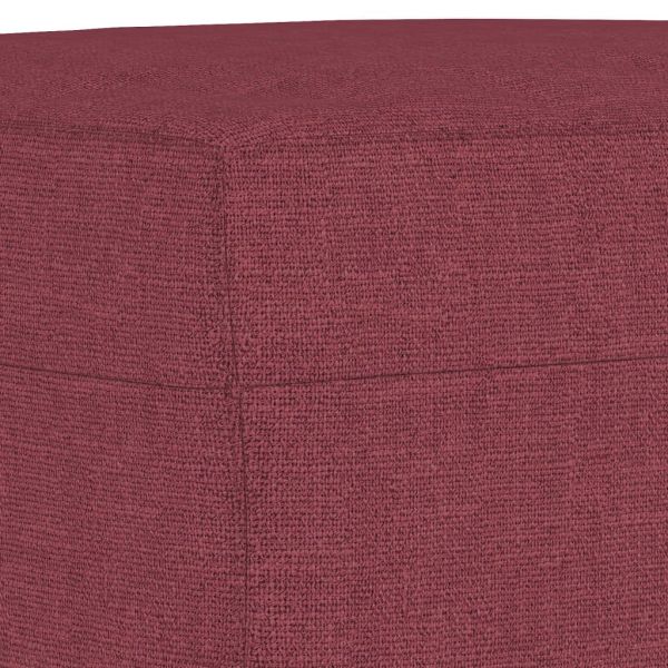Табуретка, виненочервена, 70x55x41 см, плат