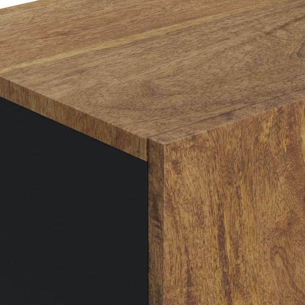 Бюфет с врата 40x31x75 см мангово дърво масив