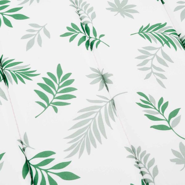 Възглавница за слънчев шезлонг Бял и зелен 178 x 60 x 4 см