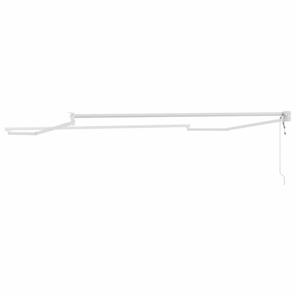 Сгъваем навес Бяло 300 x 250 cm Алуминий