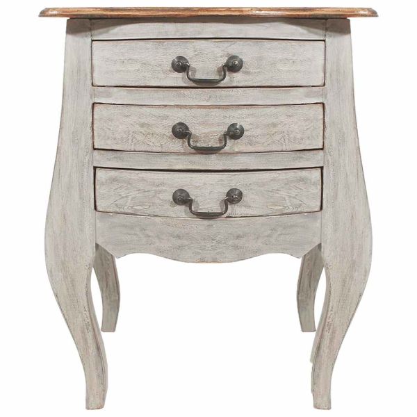 Нощно шкафче, махагоново дърво масив, 48x35x64 см