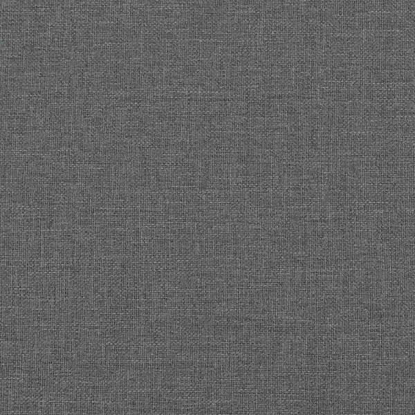 Боксспринг легло с матрак, тъмносиво, 140x200 см, плат