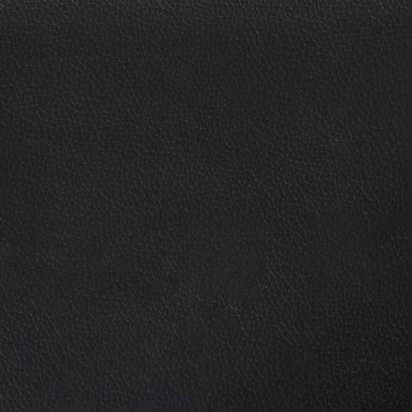 Рамка за легло Dover, черна, 193x203 см, изкуствена кожа