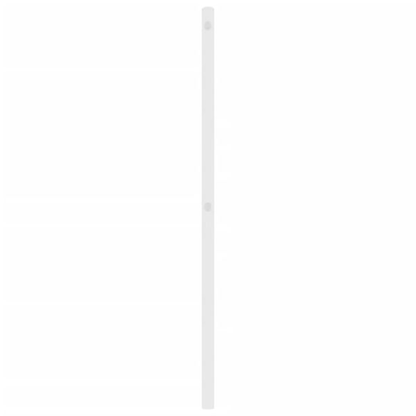 Метална резервна табла за легло, бяла, 160 см