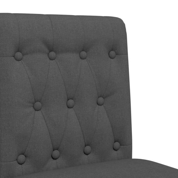 Бар столове 2 бр масивно дърво каучук и текстил