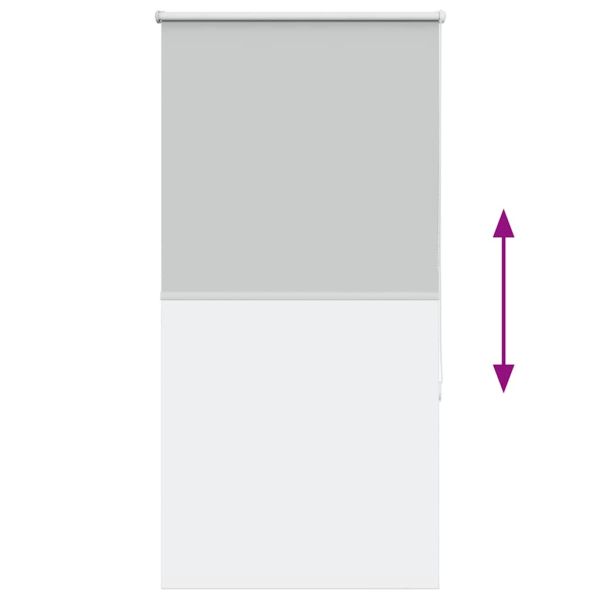 Ролкова щора Blackout Светло сиво 65x130 cm Ширина на плата