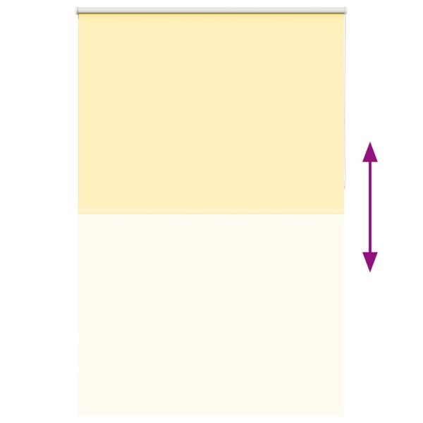 Ролкова щора Blackout жълт 160x230 см Ширина на плата 156,6см