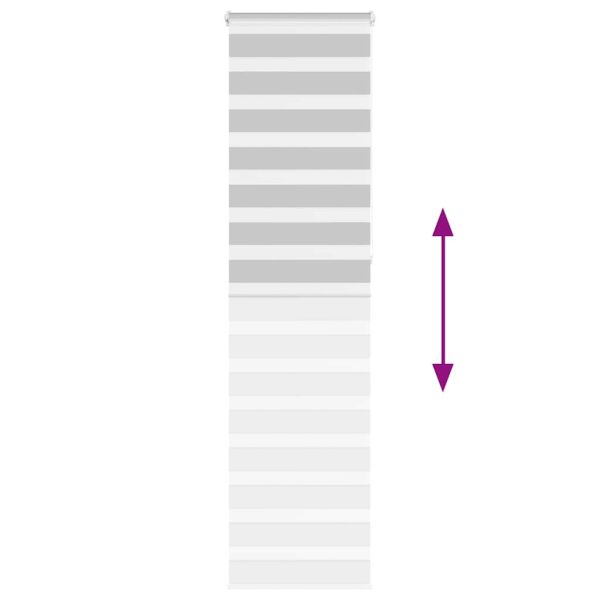Зеброва щора 55x230 см Ширина на плата 50,9 см Полиестер