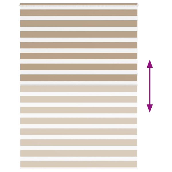 Зеброва щора 165x230 см Ширина на плата 160,9 см полиестер