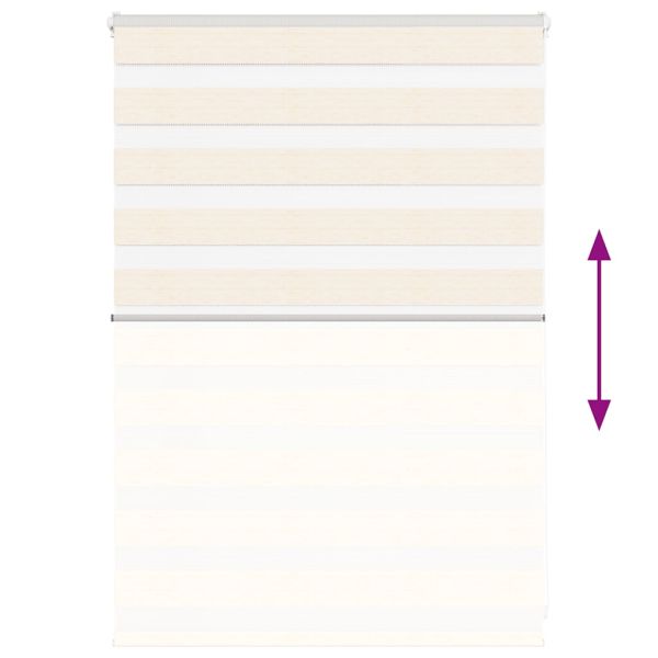 Зеброва щора 95x100 см Ширина на плата 90,9 см Полиестер