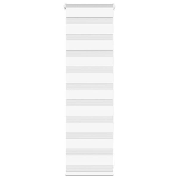 Зеброва щора бял 45x100 см Ширина на плата 40,9 см Полиестер