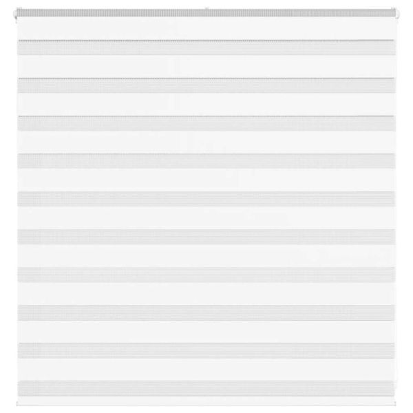 Зеброва щора бял 150x100 см ширина на плата 145,9 см полиестер