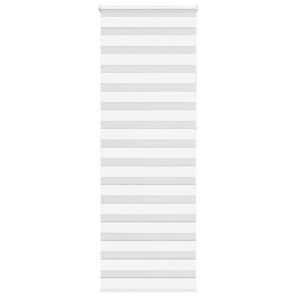 Зеброва щора бял 90x230 см ширина на плата 85,9 cm полиестер