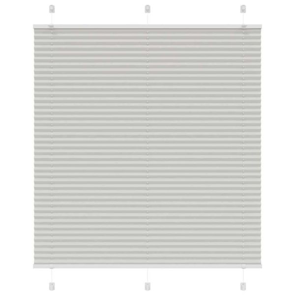 Плисирана щора Светло сиво 115x150 cm Ширина на плата 114,4 cm