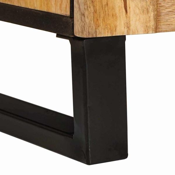 Служебен шкаф Кафяво 60 x 33 x 75 cm Солидно мангово дърво