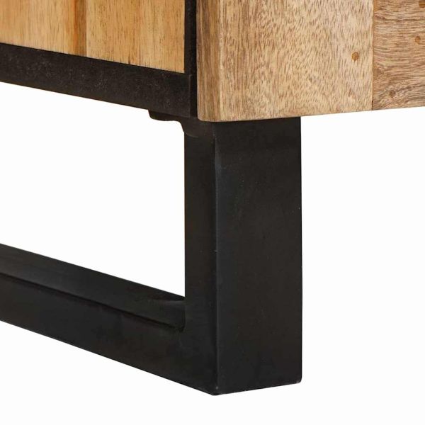 Служебен шкаф Кафяво 60 x 33 x 75 cm Солидно мангово дърво