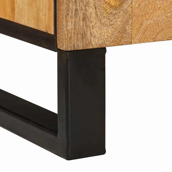 Нощен шкаф Естествен 50 x 33 x 60 см Солидно мангово дърво