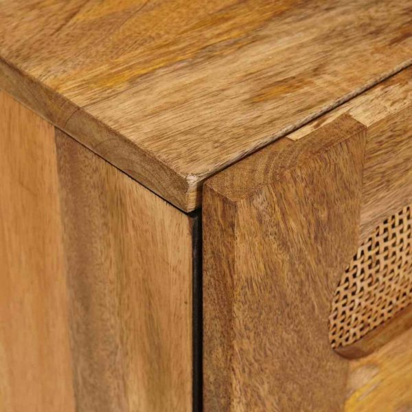 Нощен шкаф Естествен 50 x 33 x 62 см Солидно мангово дърво