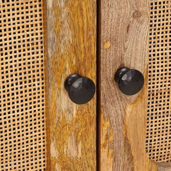 Нощен шкаф Естествен 50 x 33 x 60 см Солидно мангово дърво