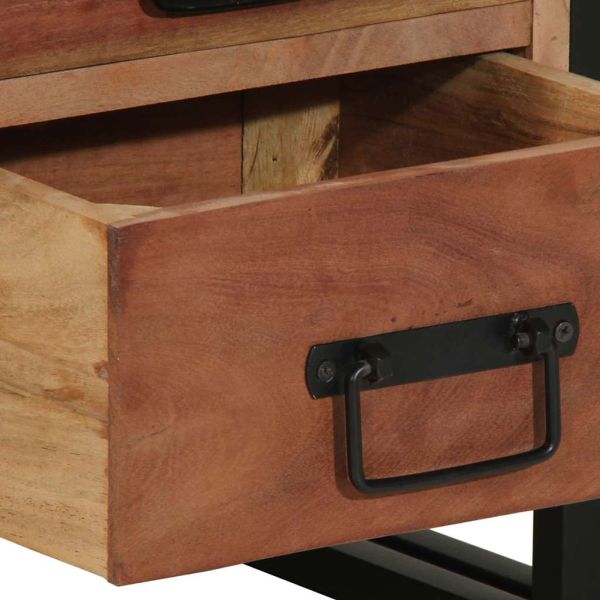 Нощен шкаф Кафяво 40 x 40 x 59 см Солидно акациево дърво