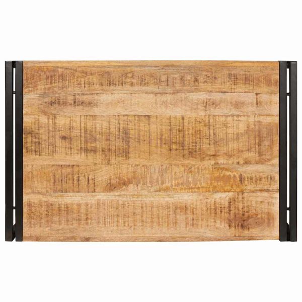 Поличка за баня с рафт Кафяво 80 x 50 x 23 см