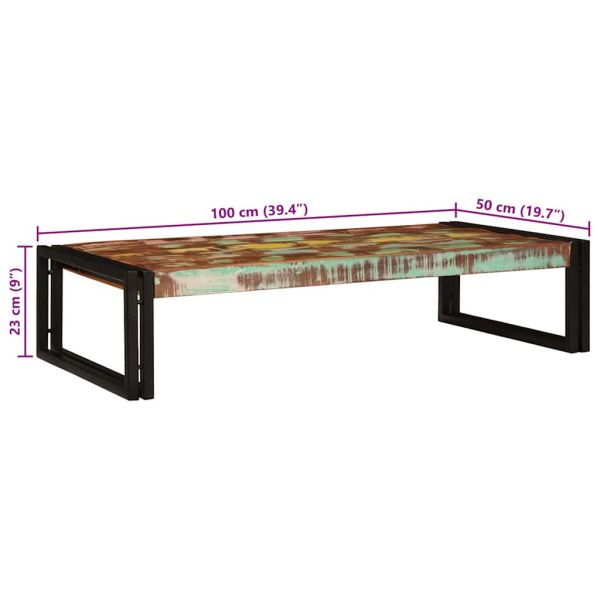 Поличка за баня с рафт Многоцветен 100 x 50 x 23 см