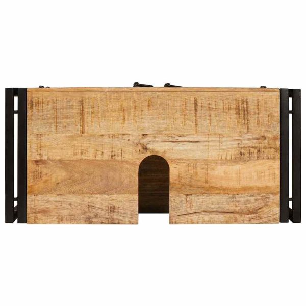 Шкаф за мивка Кафяво 71 x 33 x 58 см Солидно мангово дърво