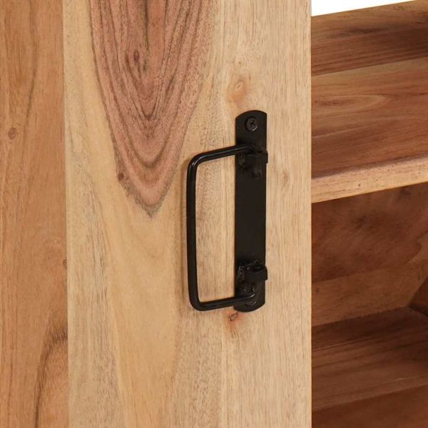 Шкаф за мивка Кафяво 71 x 33 x 58 см Солидно акациево дърво