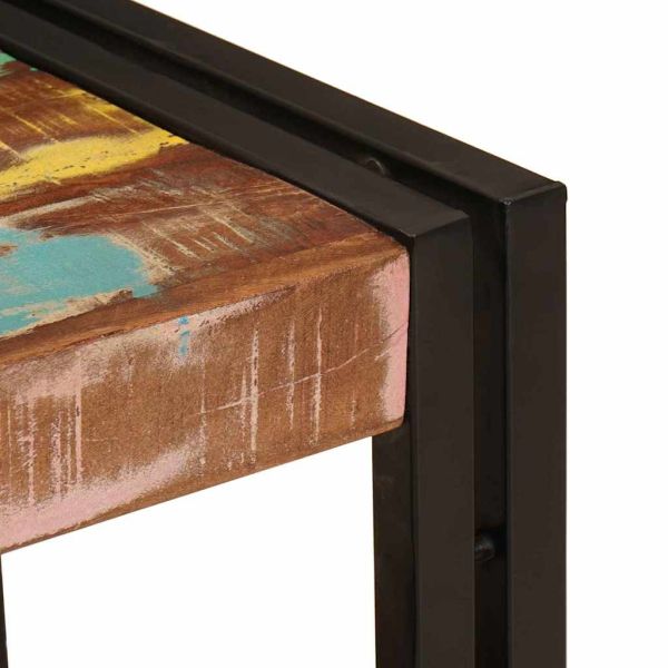 Шкаф за тоалетка Многоцветен Солидно възстановено дърво