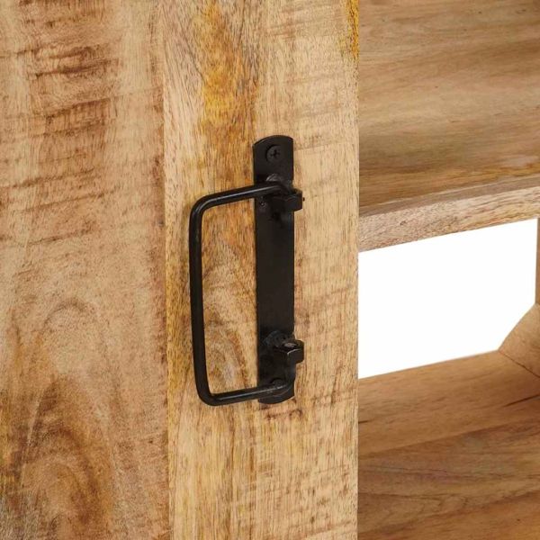 Шкаф за мивка Кафяво 71 x 33 x 58 см Солидно мангово дърво