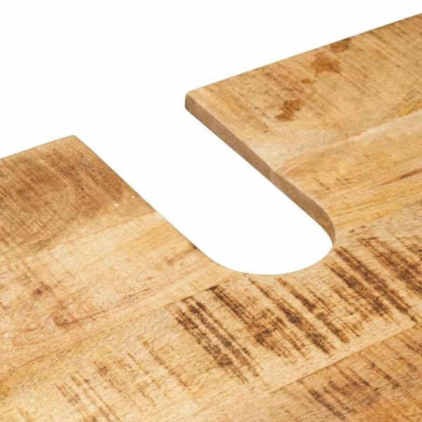 Шкаф за мивка Кафяво 71 x 33 x 58 см Солидно мангово дърво