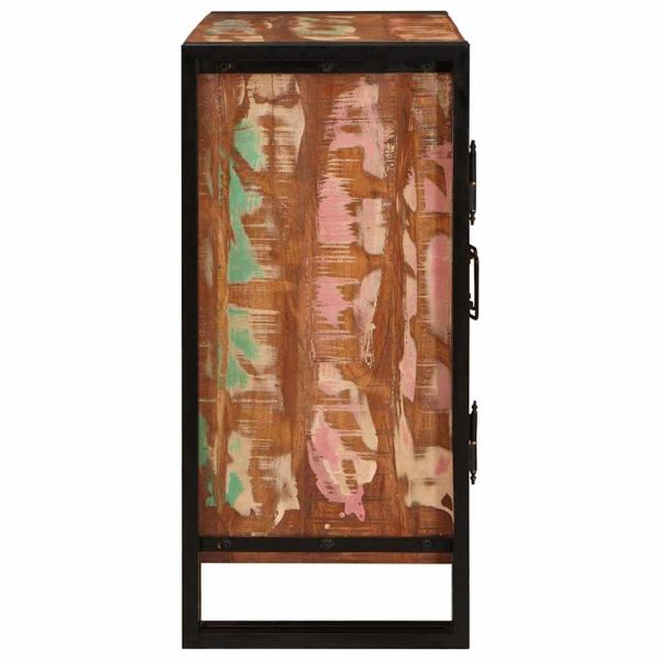 Нощен шкаф Многоцветен 66 x 35 x 76 см регенерирано дърво масив