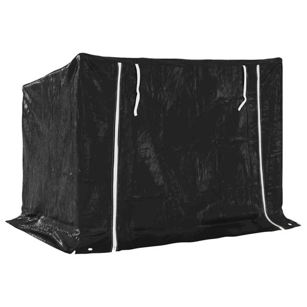 vidaxL Стойка за дърва за огрев с дъждобран, 150,5x100,5x110,5 см