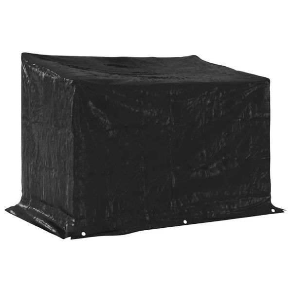 vidaxL Стойка за дърва за огрев с дъждобран, 150,5x100,5x110,5 см