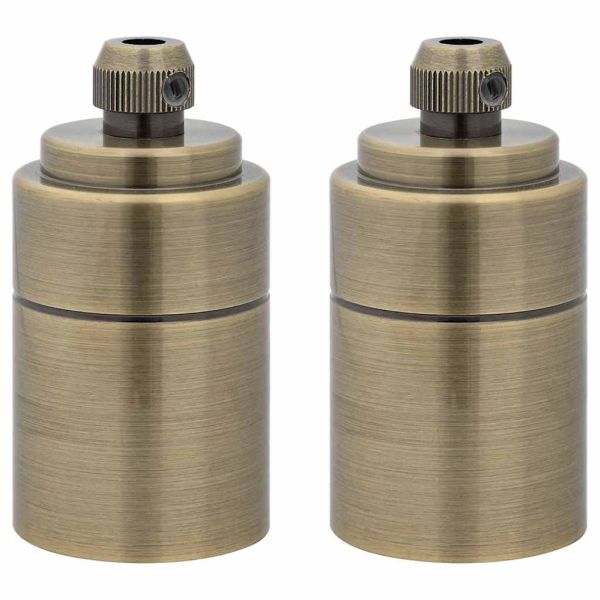 Лампи 2 бр. бронз E27