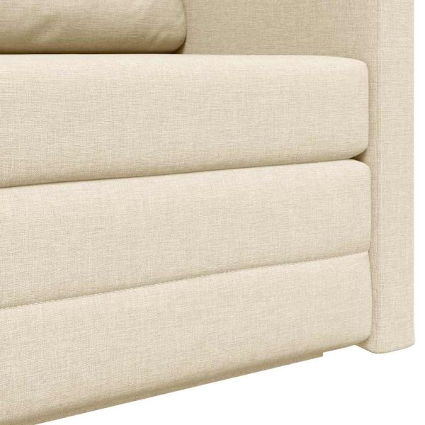 Диван легло 110cm Крем текстил