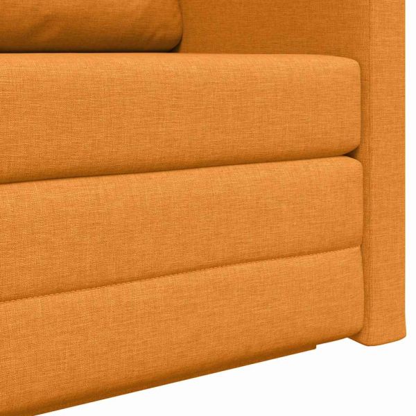 Диван легло 110cm Тъмен жълт текстил